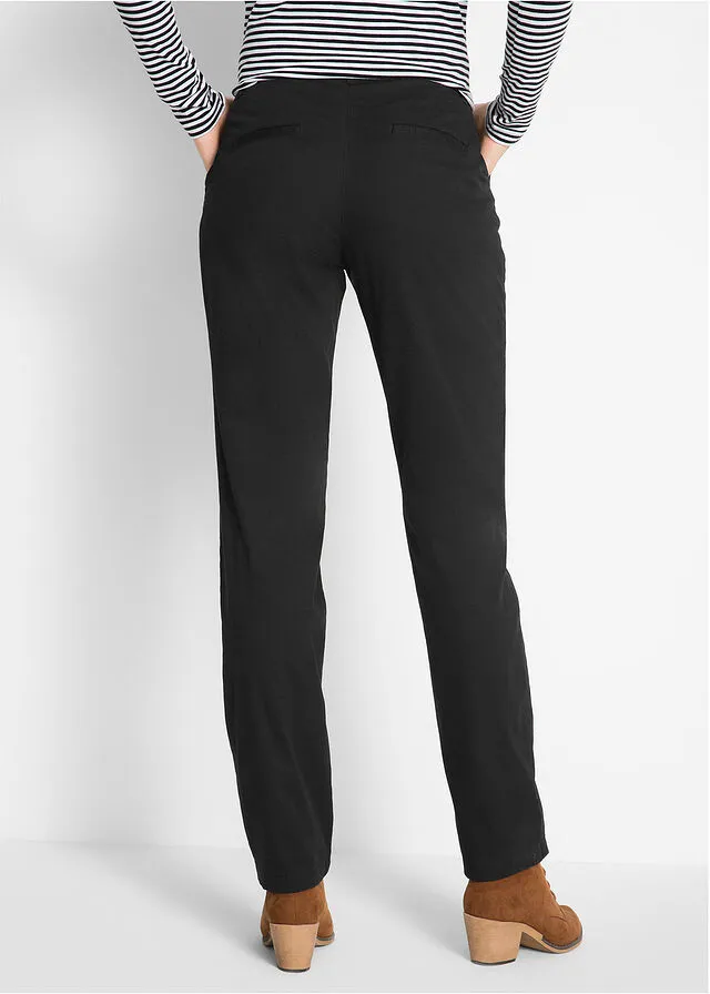 Pantalón chino térmico Negro