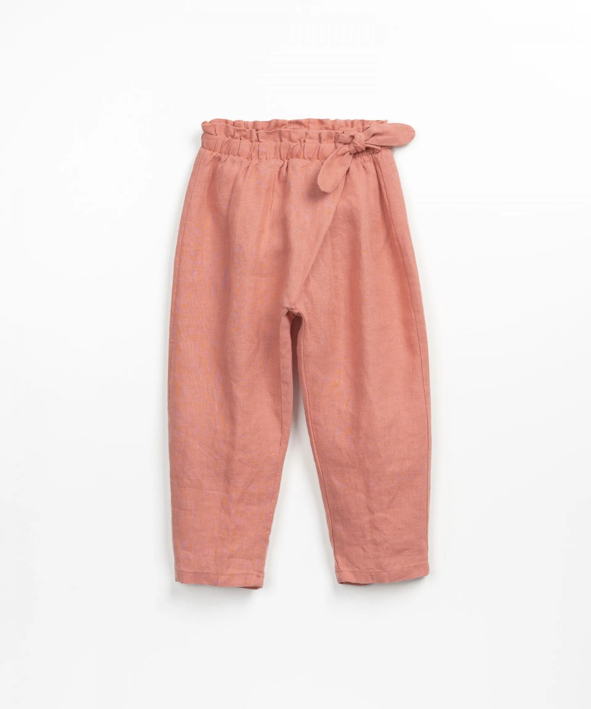 Pantalón de lino con detalle cruzado | Textile Art