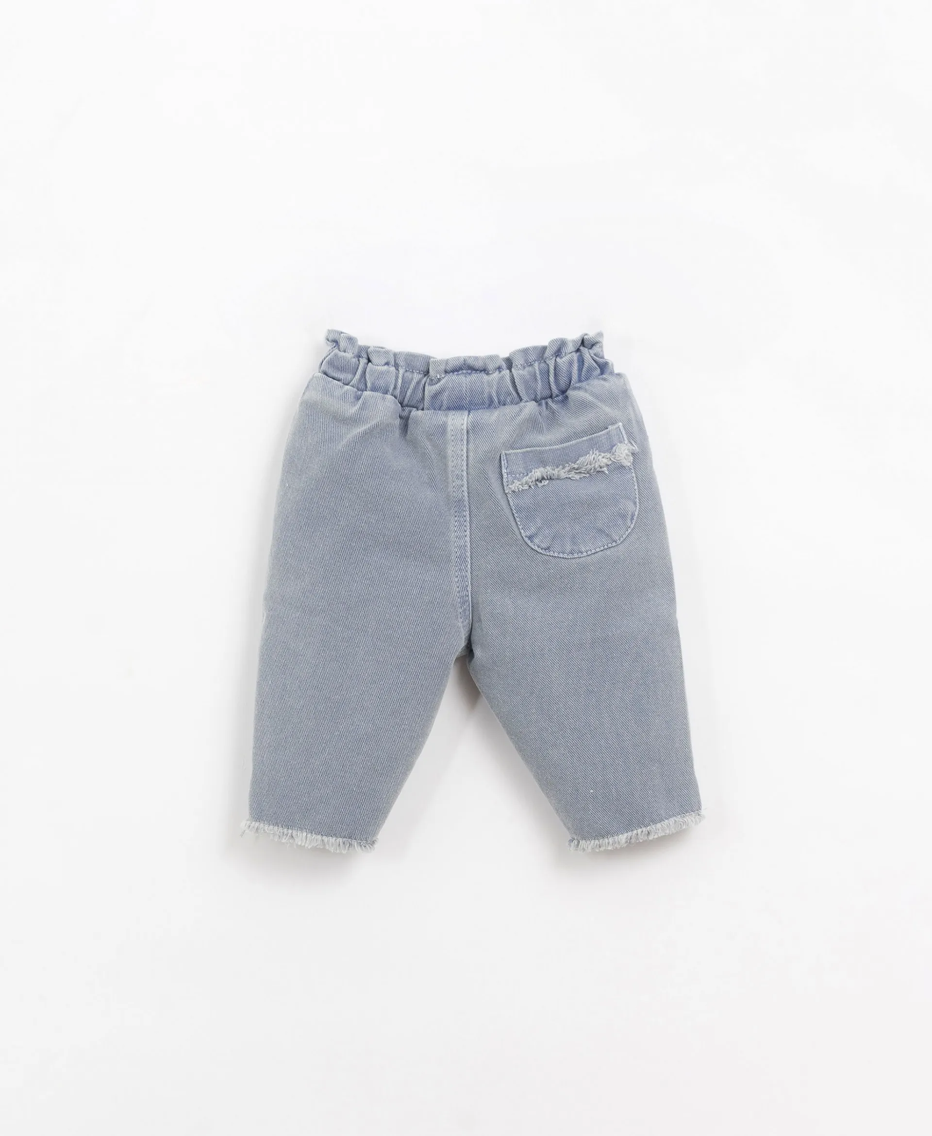 Pantalón de sarga con detalle deshilachado | Organic Care