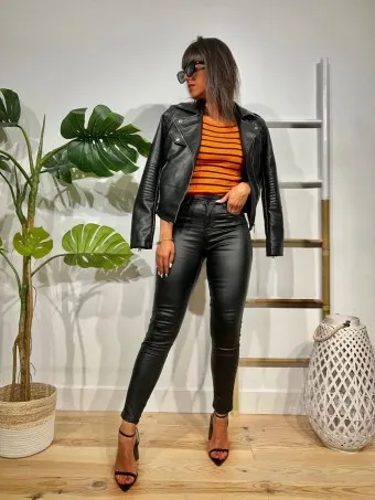 Pantalón Encerado KALIS Negro