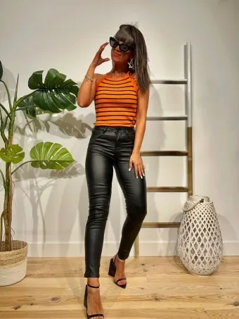 Pantalón Encerado KALIS Negro