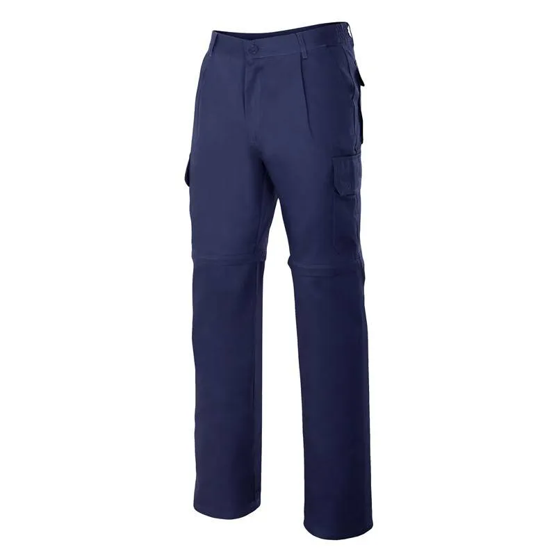 Pantalón multibolsillos y desmontable mediante cremallera