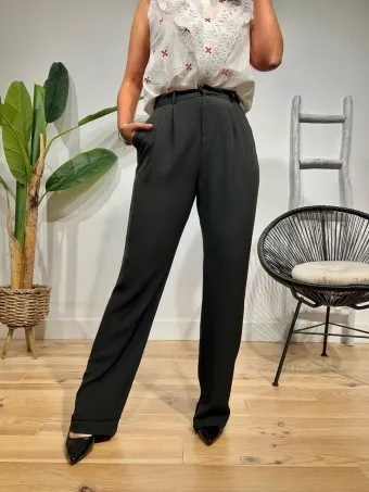 Pantalón Pinzas MORGATY Negro
