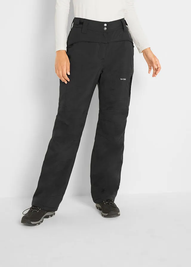 Pantalón térmico, impermeable Negro