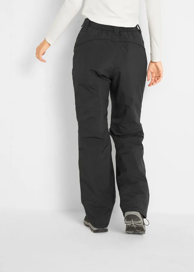 Pantalón térmico, impermeable Negro