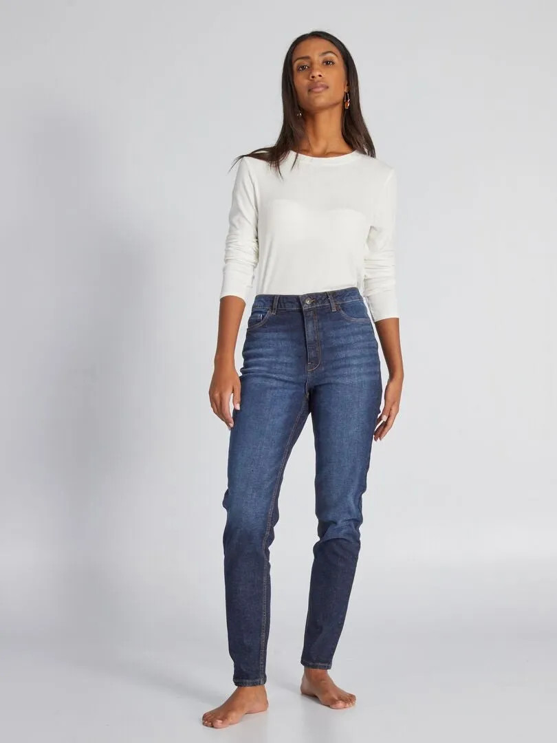 Pantalón vaquero slim - L34 - AZUL