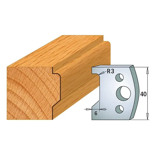 Par contracuchillas 40x4mm CMT 691.032