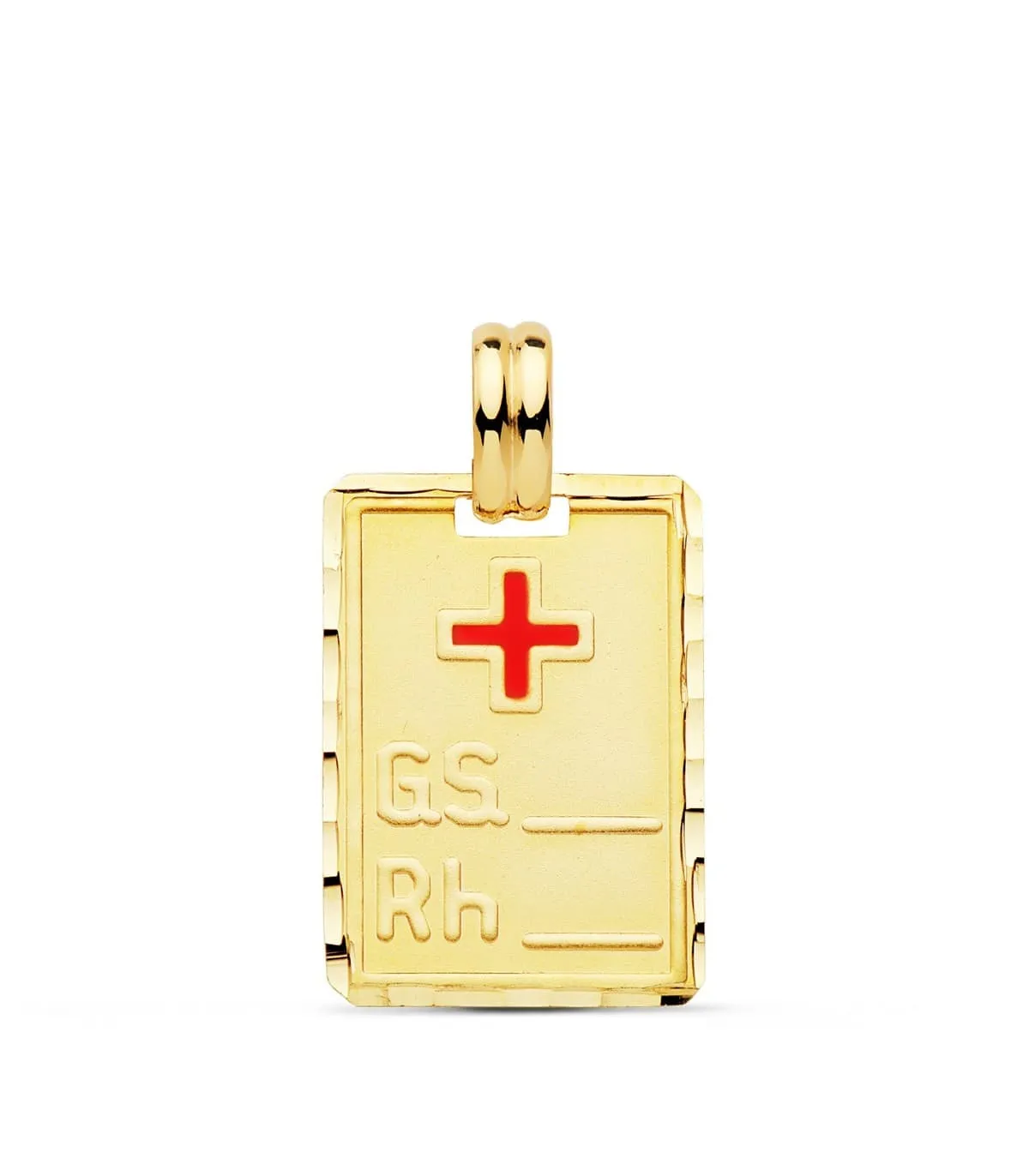 Pendentif RH Groupe Sanguin 18K 20 mm