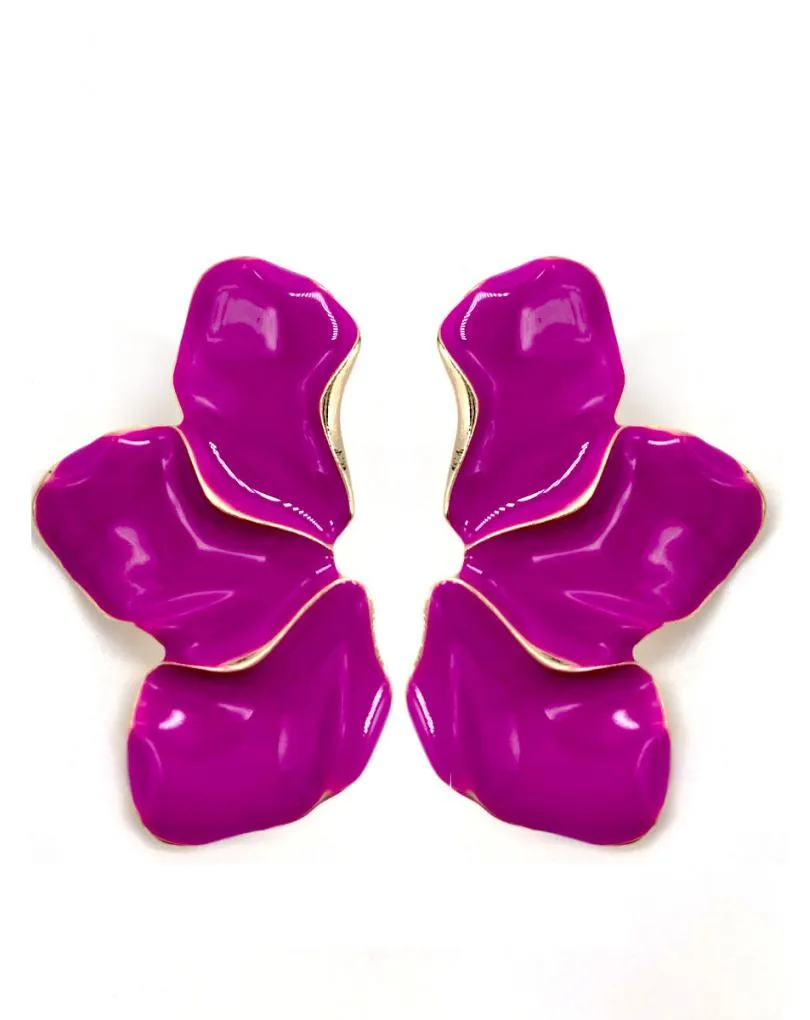 PENDIENTES BUGAMBILIAS PARA UN LOOK SOFISTICADO Y ELEGANTE