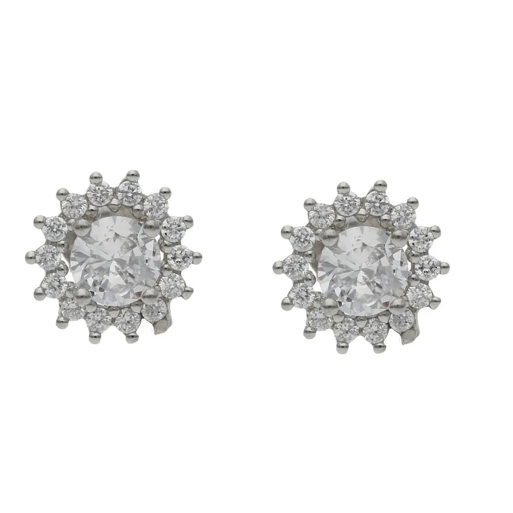 Pendientes de Plata con Circonitas