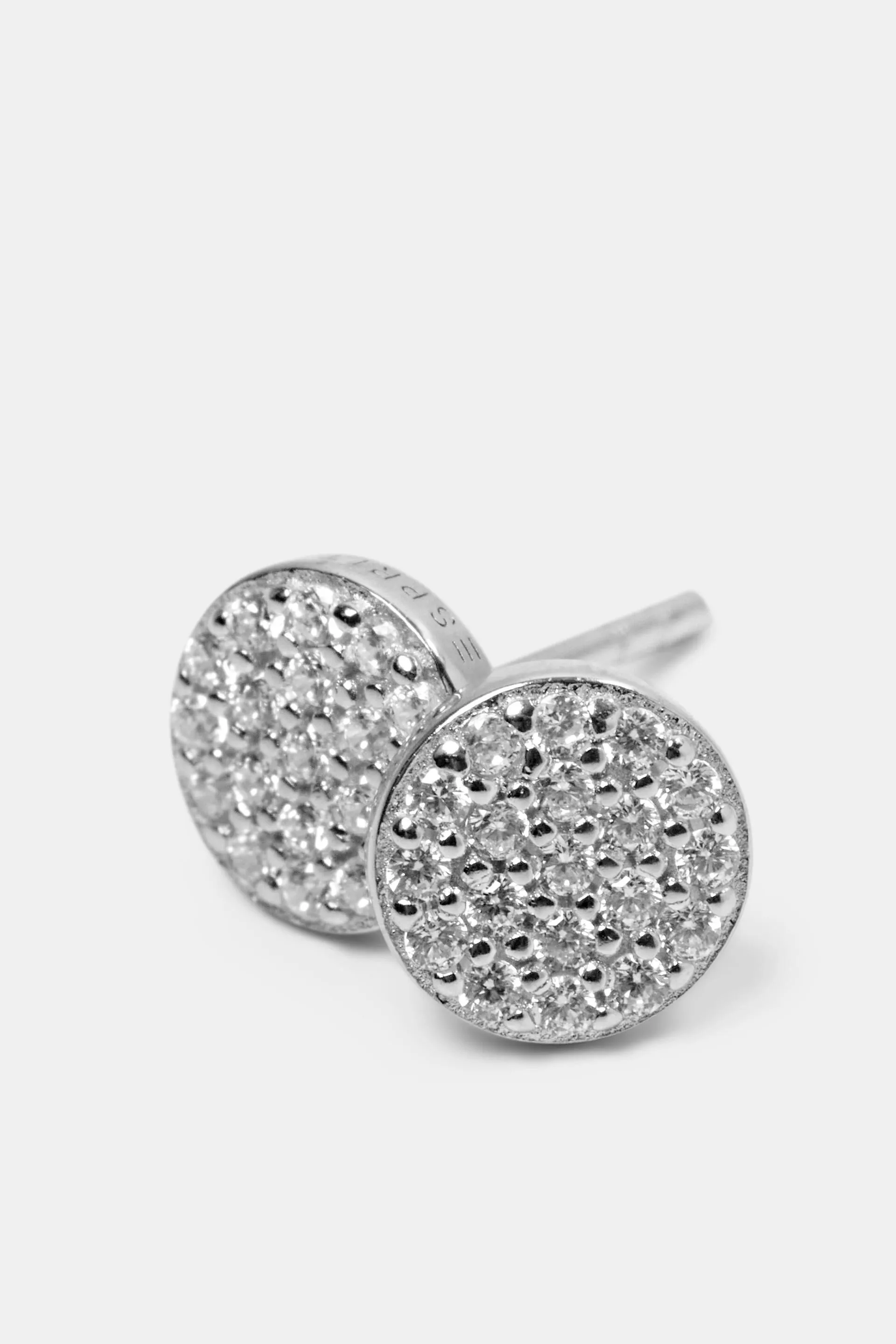 Pendientes de plata de ley con circonitas