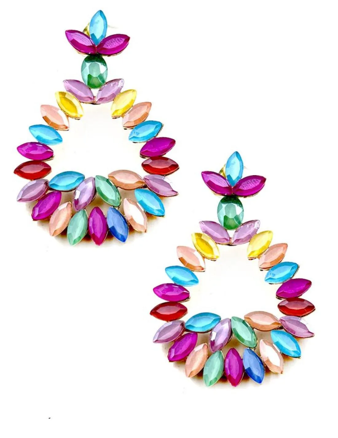 PENDIENTES FAVORECEDORES EN MULTICOLOR PARA BODAS Y EVENTOS