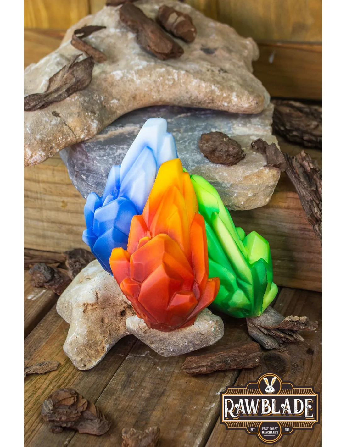 Piedra elemental para LARP - Azul