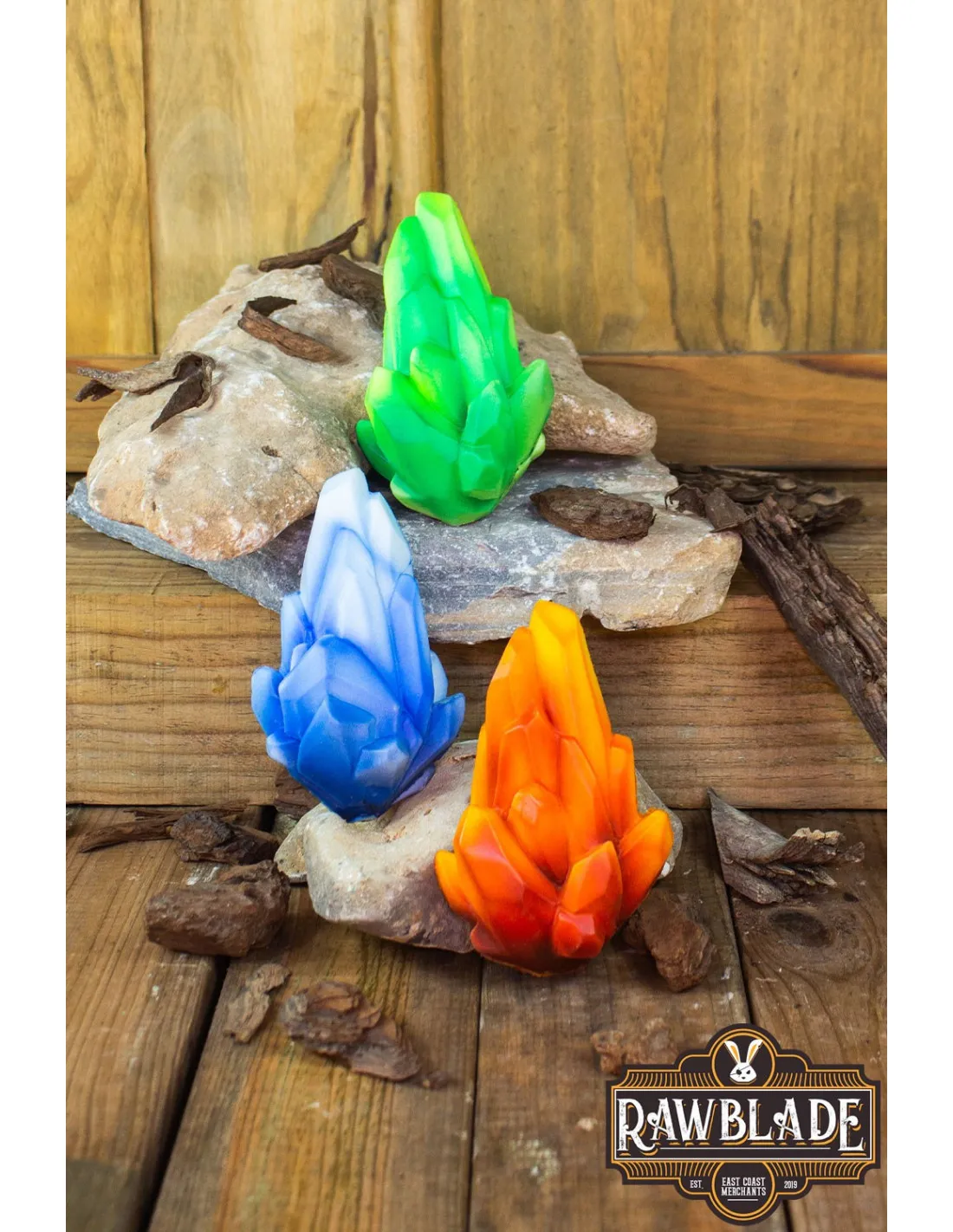 Piedra elemental para LARP - Azul