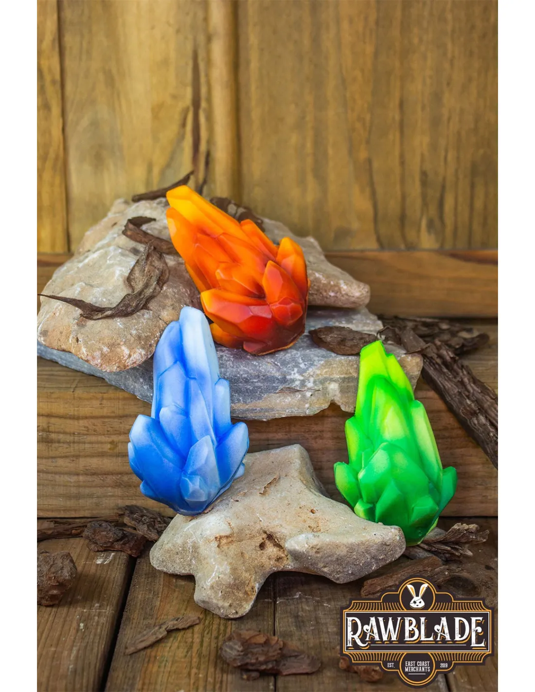 Piedra elemental para LARP - Azul