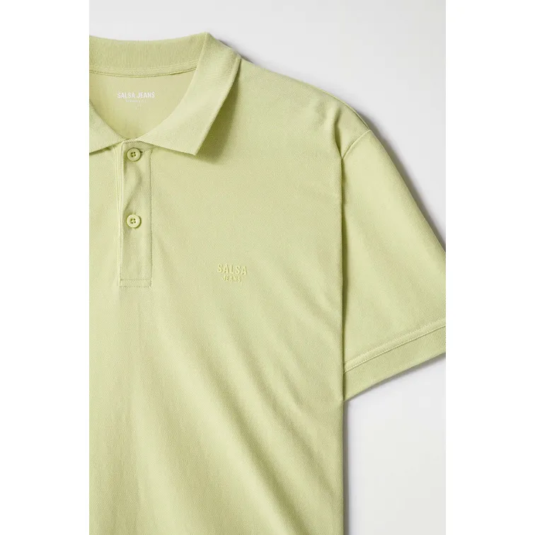 POLO CON DETALLE DE BRANDING HOMBRE SALSA