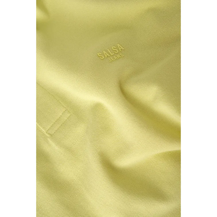 POLO CON DETALLE DE BRANDING HOMBRE SALSA