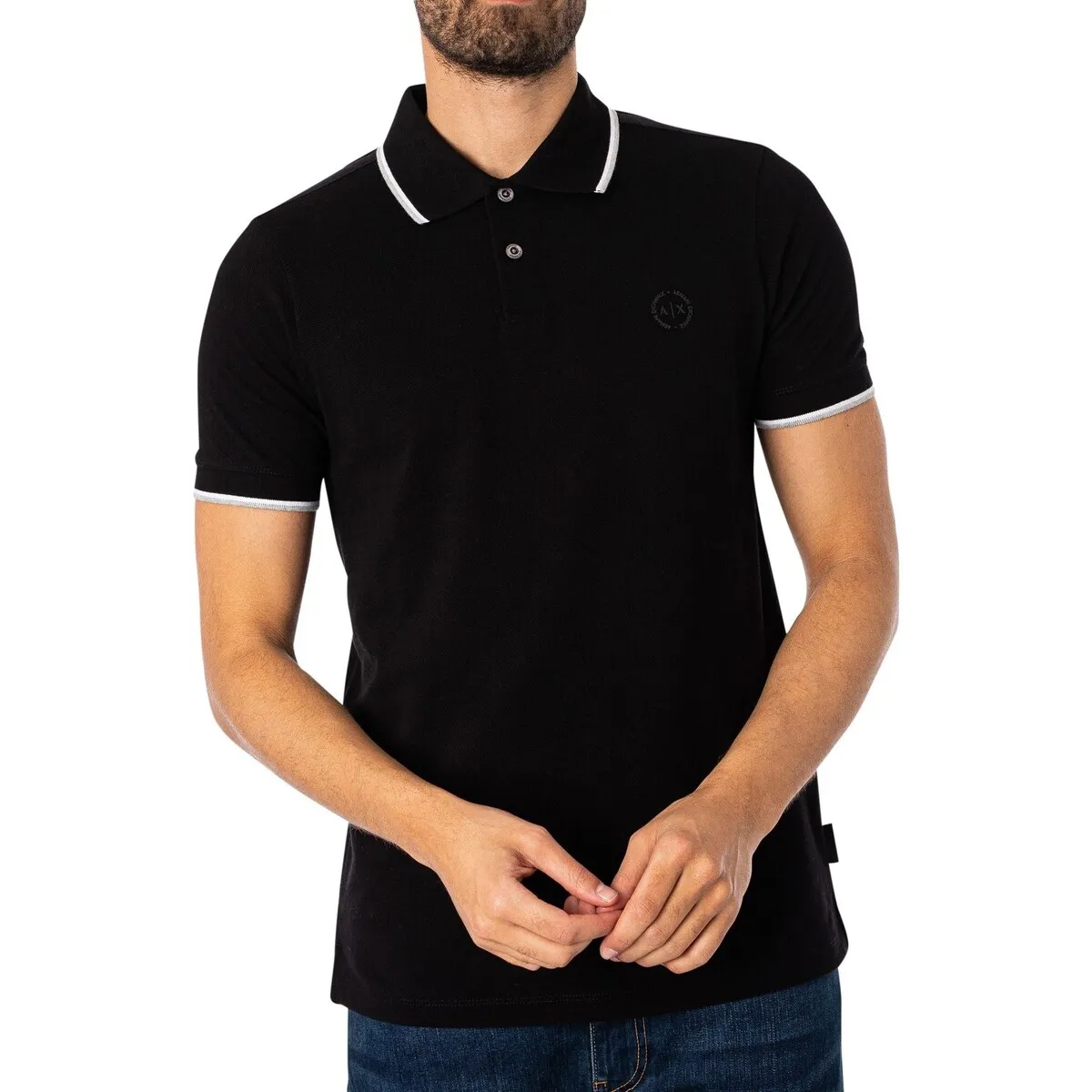 Polo Con Ribete De Logo
