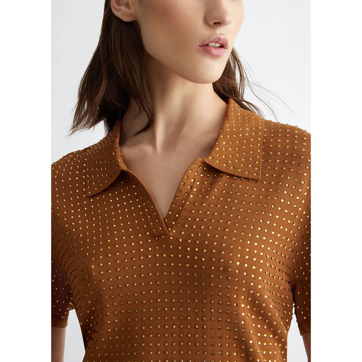 Polo con strass