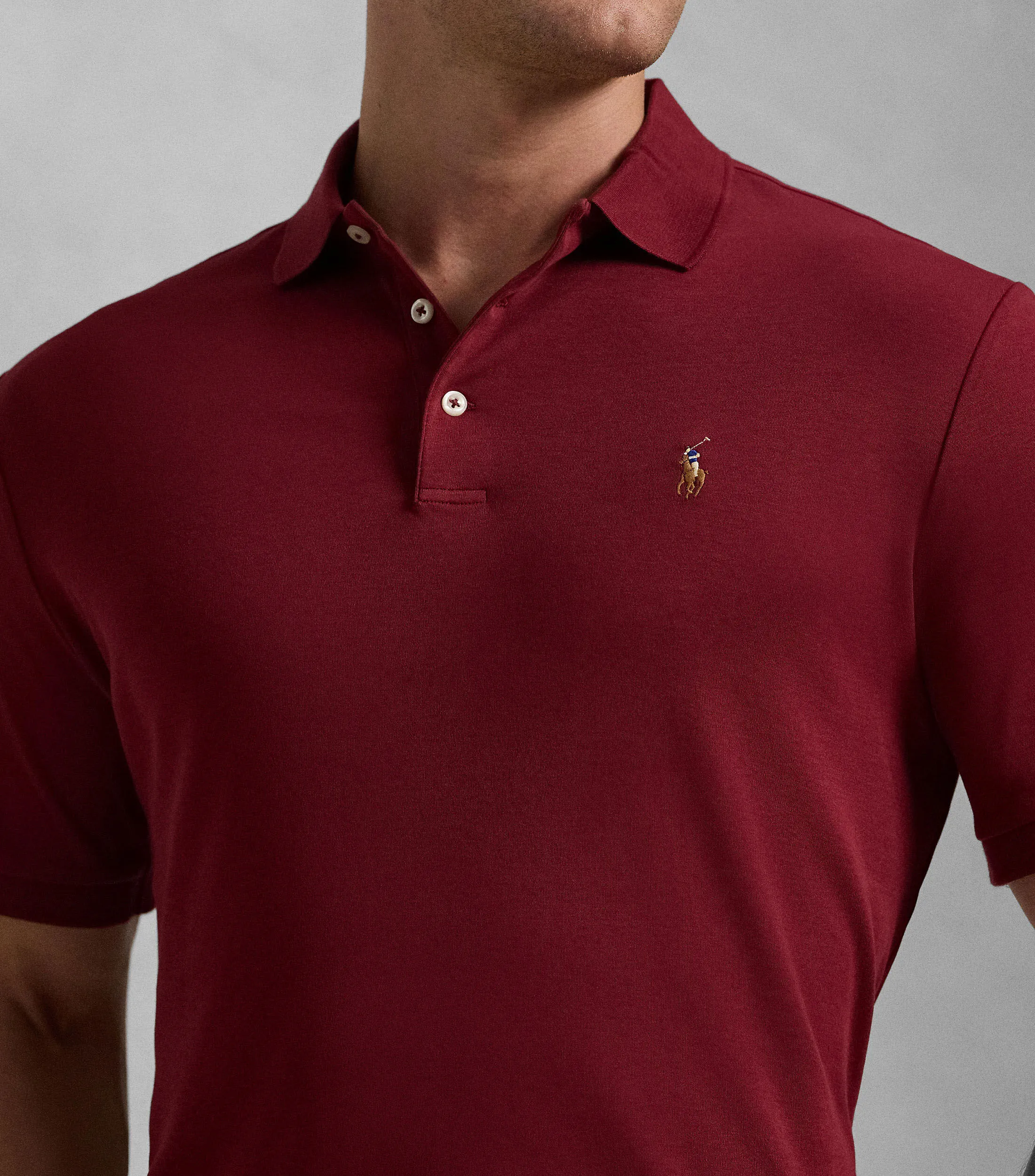 Polo Ralph Lauren Playera tipo polo de maga corta con logo Hombre