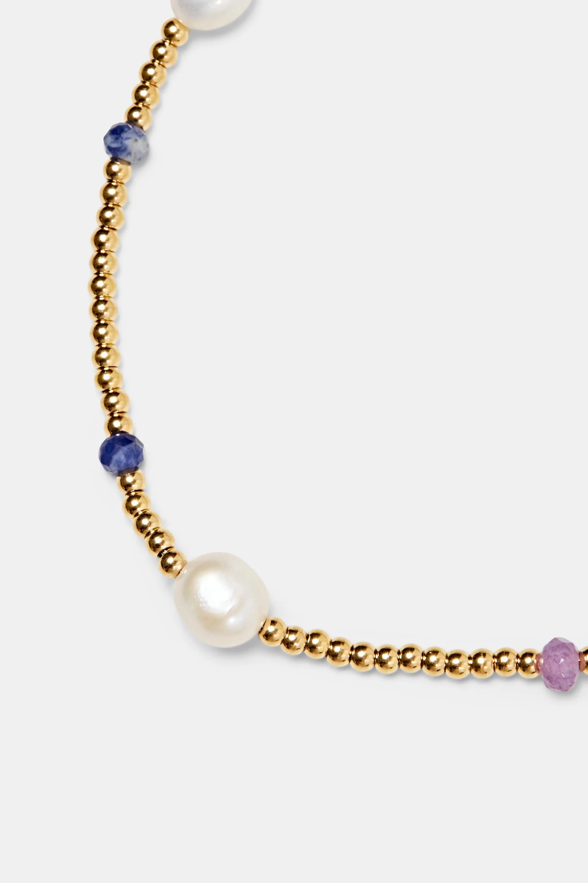 Pulsera de perlas en acero inoxidable
