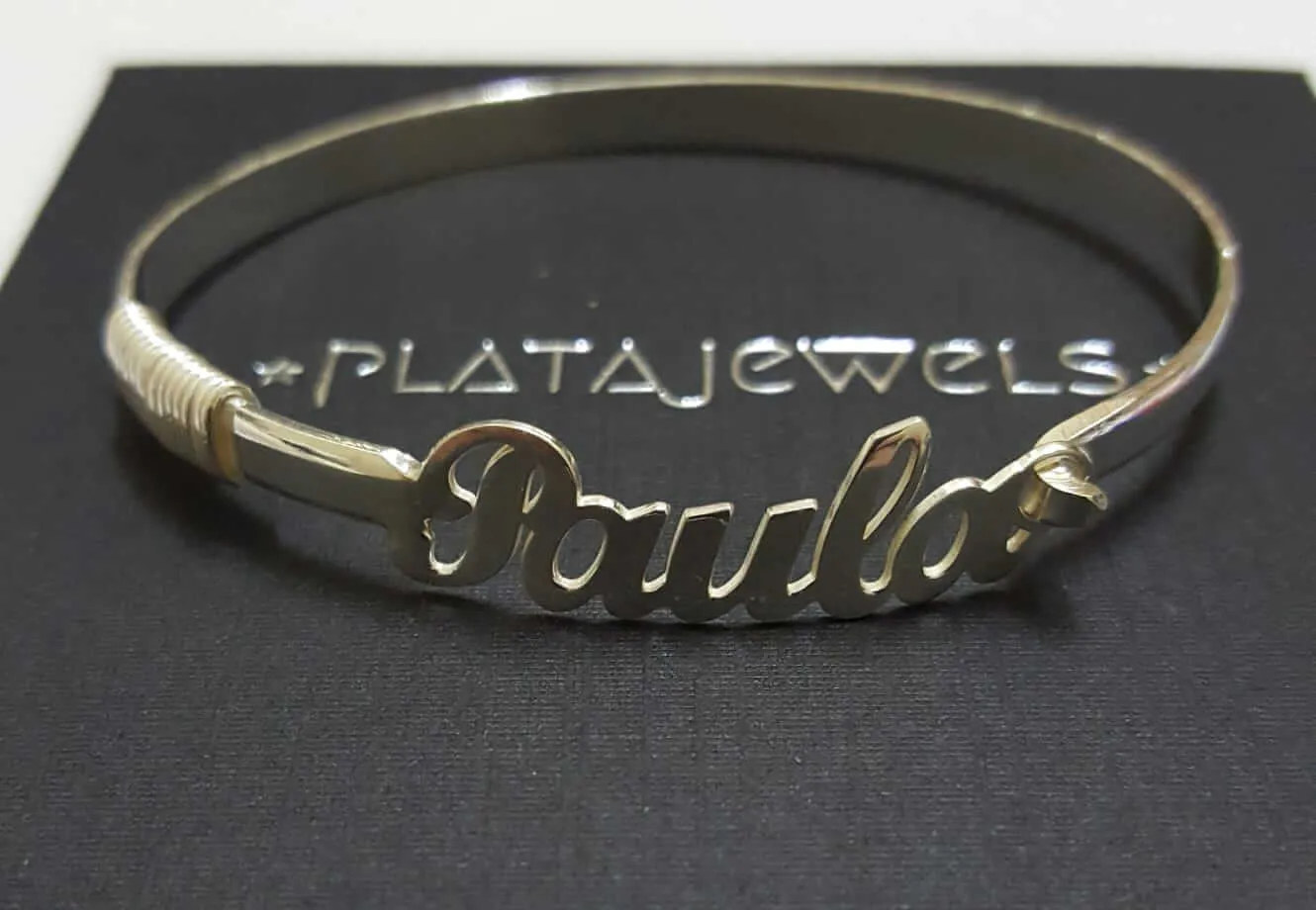 Pulsera Nombre Rigida