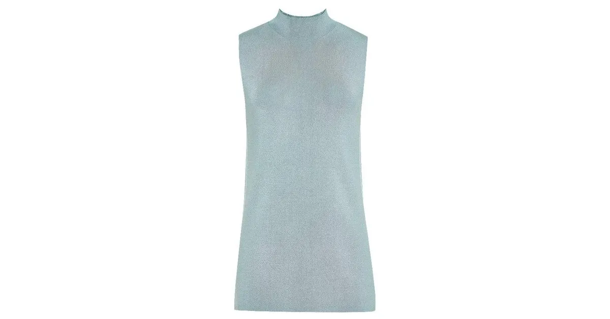 Reiss Luciana Top Azul Gris 