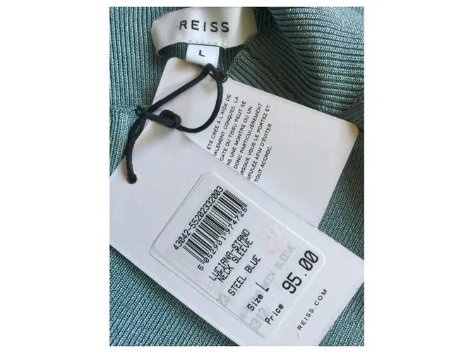 Reiss Luciana Top Azul Gris 