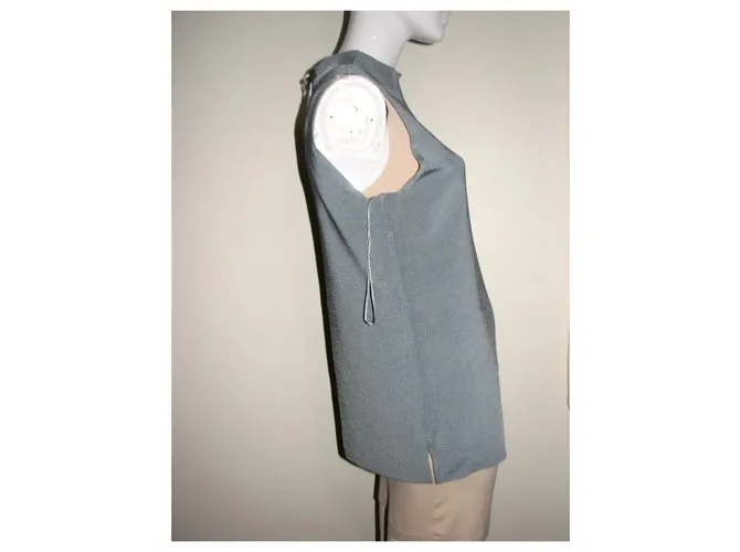 Reiss Luciana Top Azul Gris 