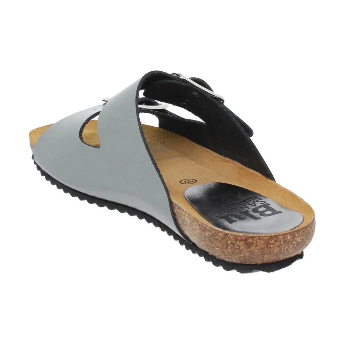 Sandalias Bio de piel metalizada by