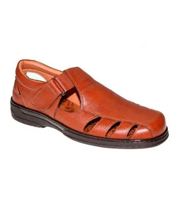 Sandalias hombre especial para diabéticos muy cómodas Primocx en marrón