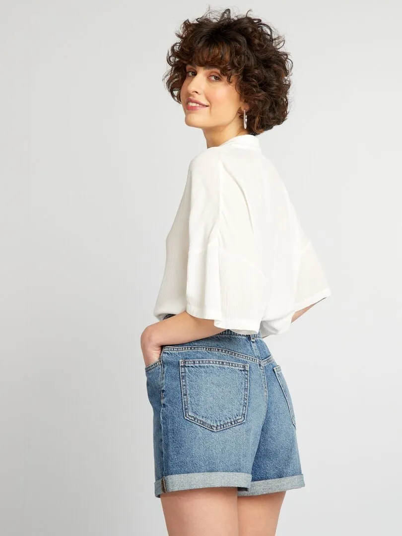 Short vaquero - AZUL
