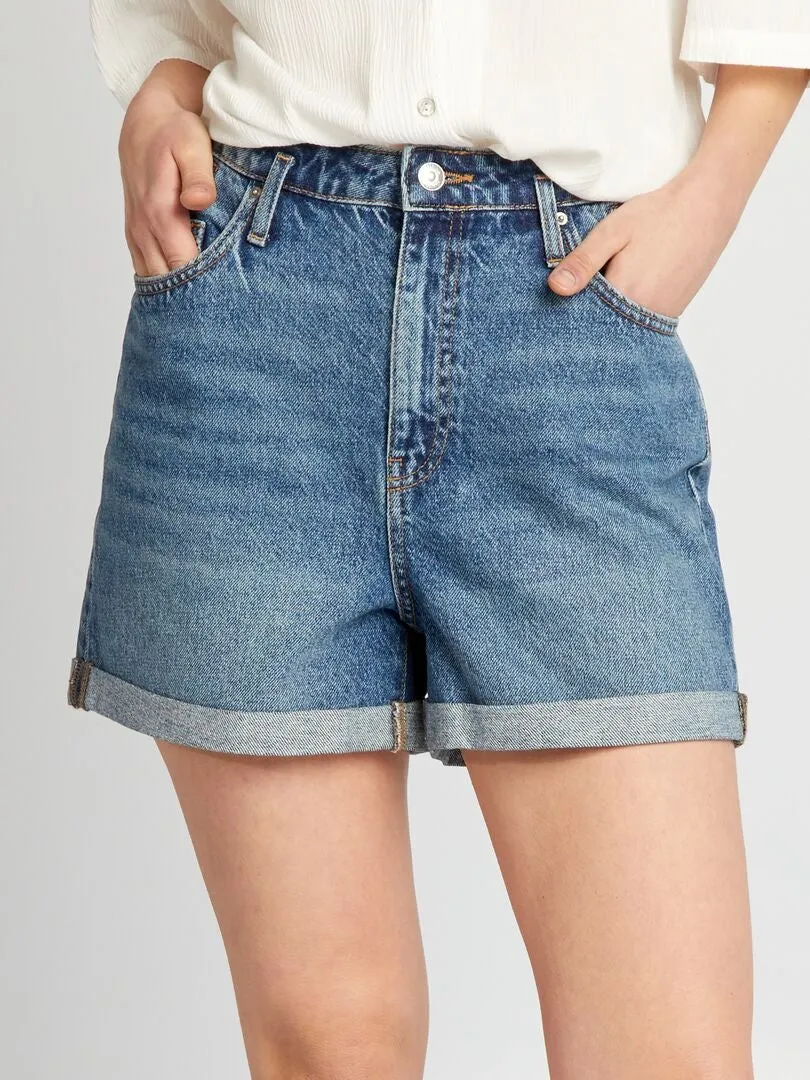 Short vaquero - AZUL