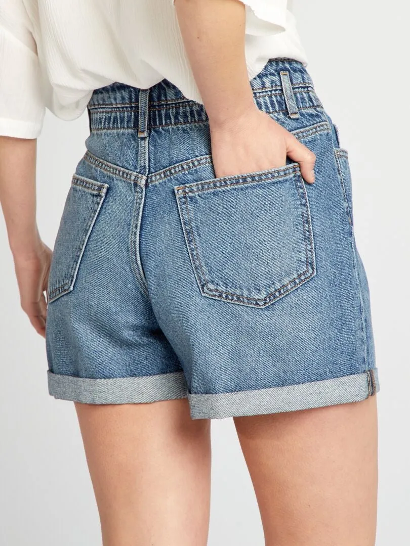 Short vaquero - AZUL