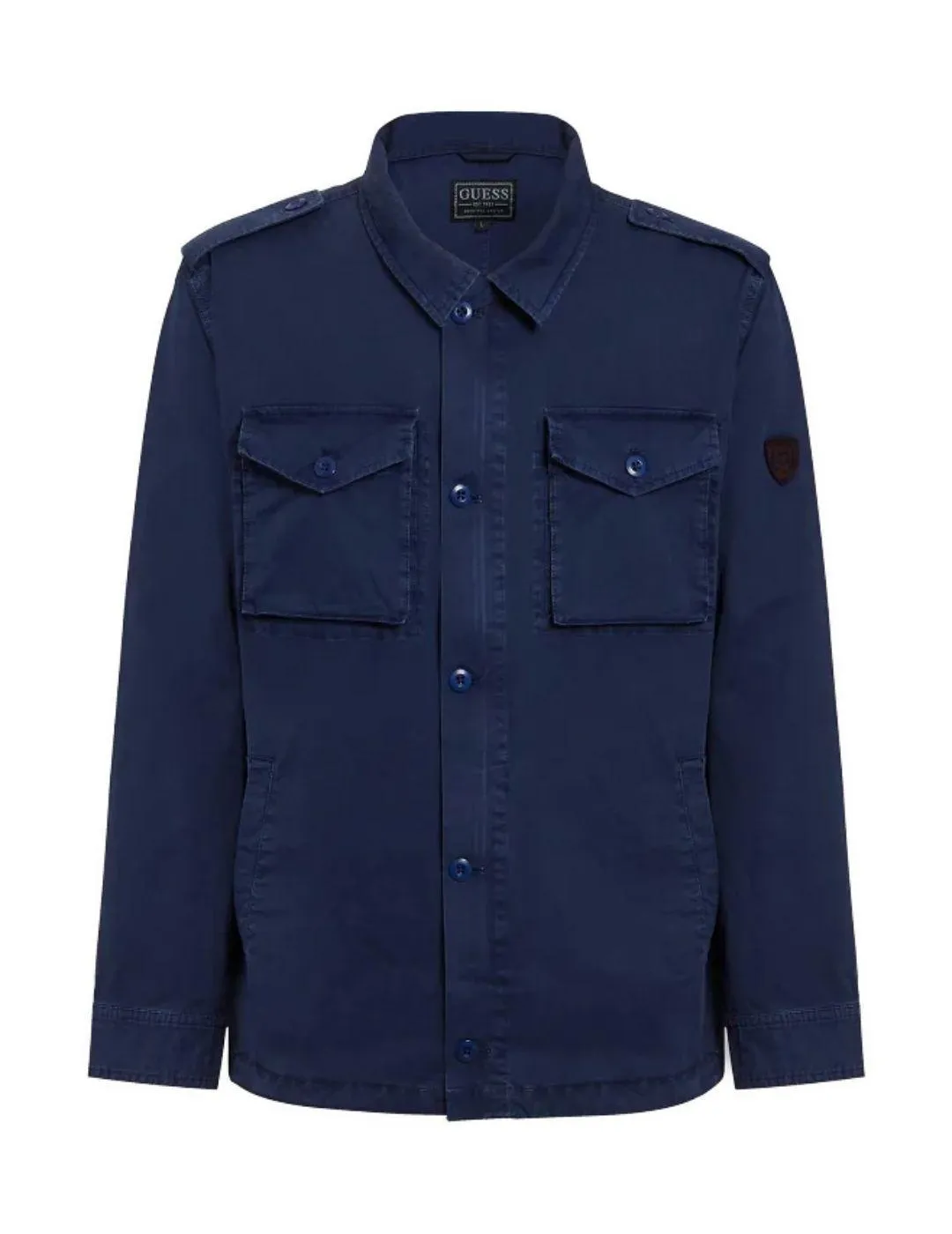 Sobrecamisa Guess marino para hombre-a