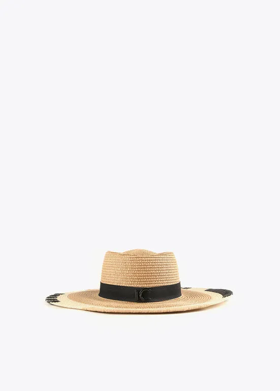 Sombrero con detalle de bordados en ala Lola Casademunt