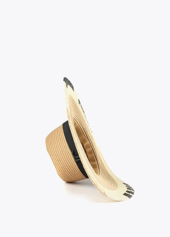 Sombrero con detalle de bordados en ala Lola Casademunt