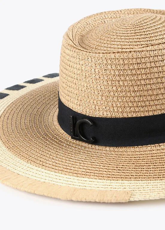 Sombrero con detalle de bordados en ala Lola Casademunt
