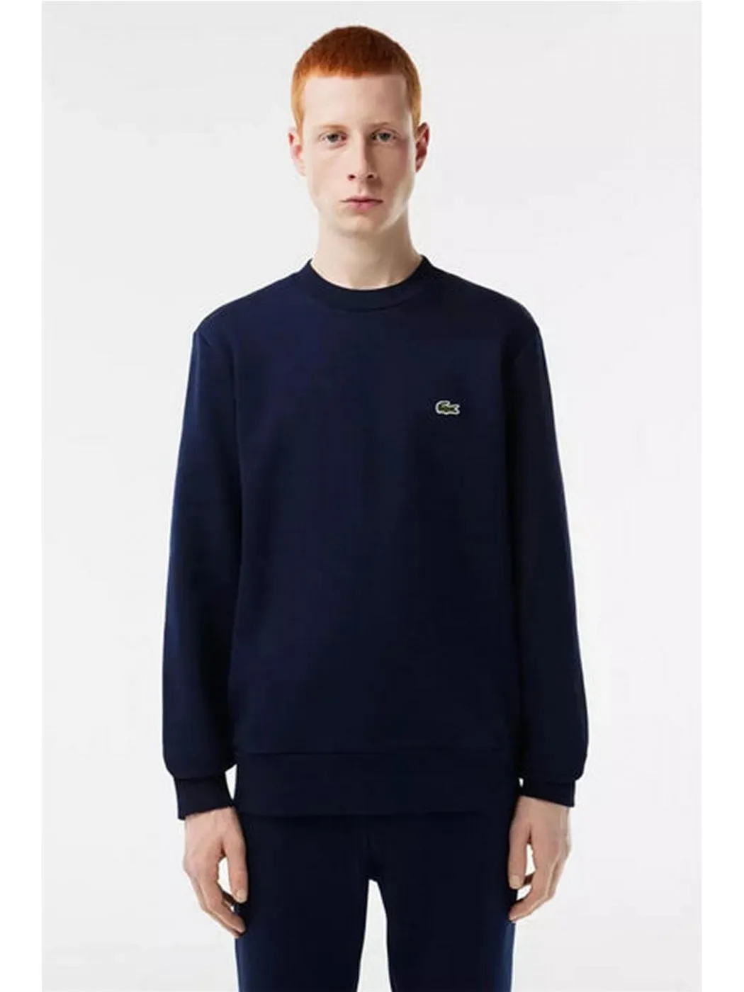 SUDADERA BASICA LACOSTE HOMBRE MARINO