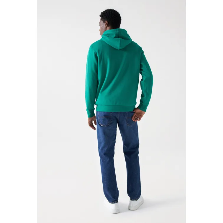 SUDADERA CON CAPUCHA Y DETALLE DE BRANDING HOMBRE SALSA