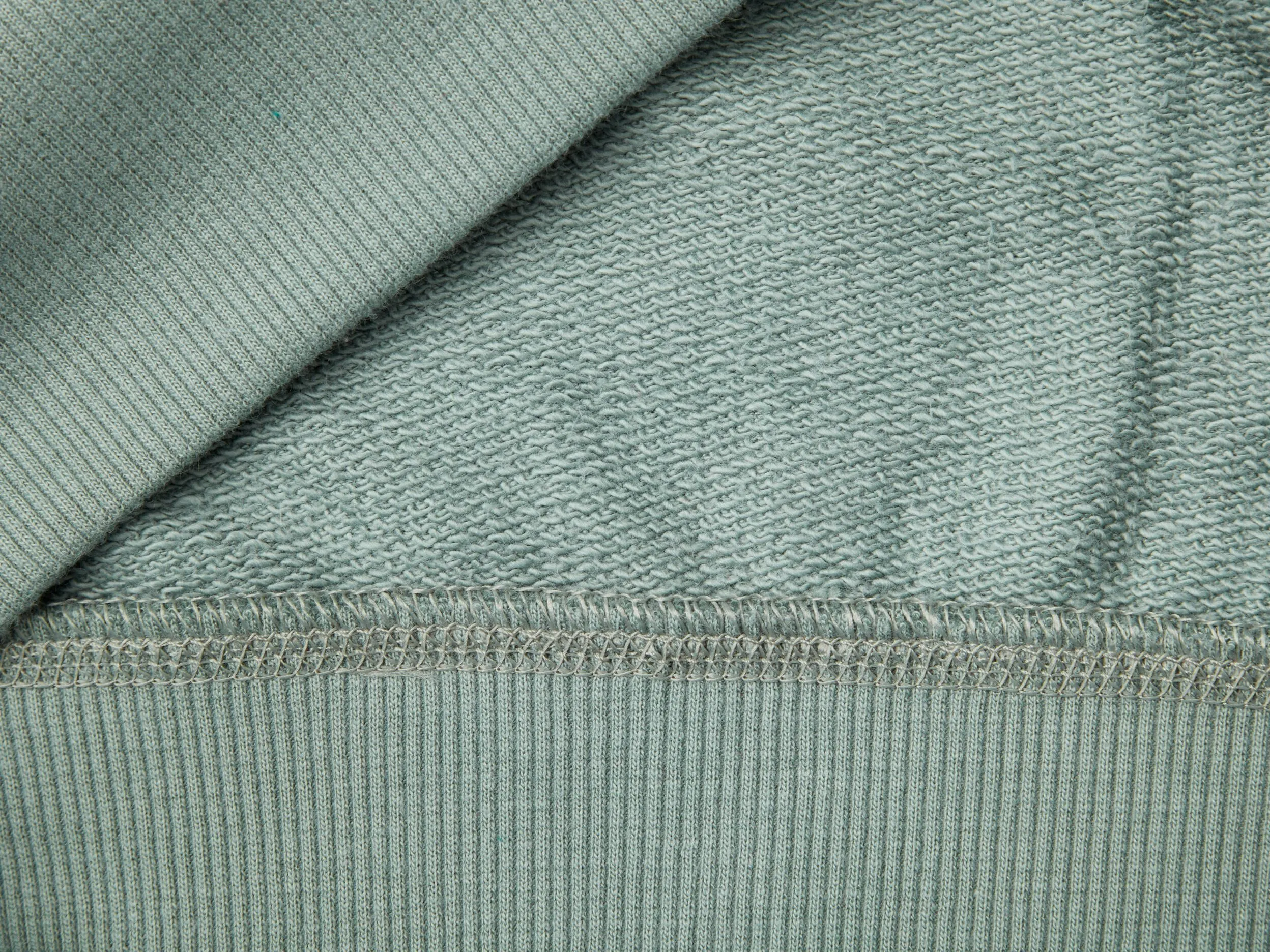 Sudadera de 100 % algodón con cremallera