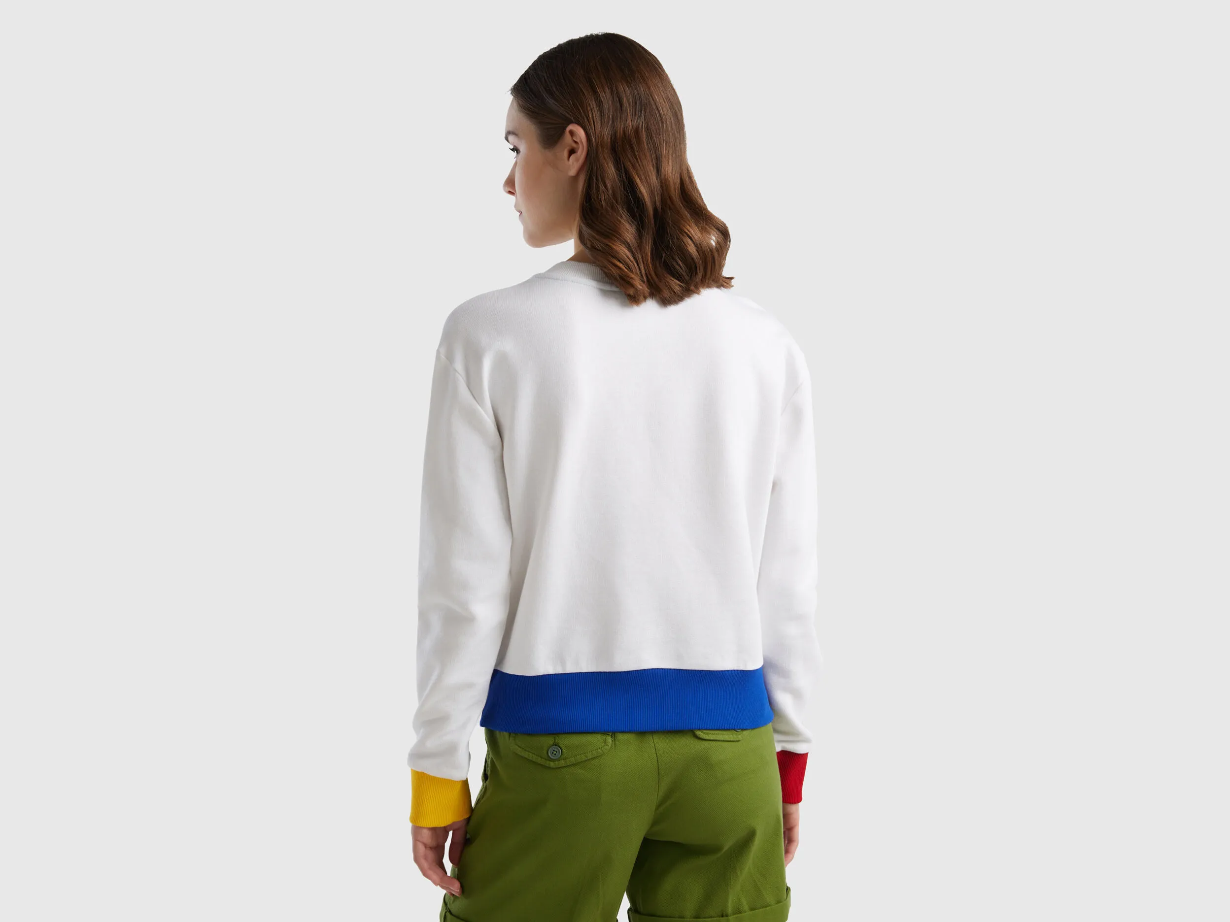 Sudadera de 100 % algodón con estampado de logotipo