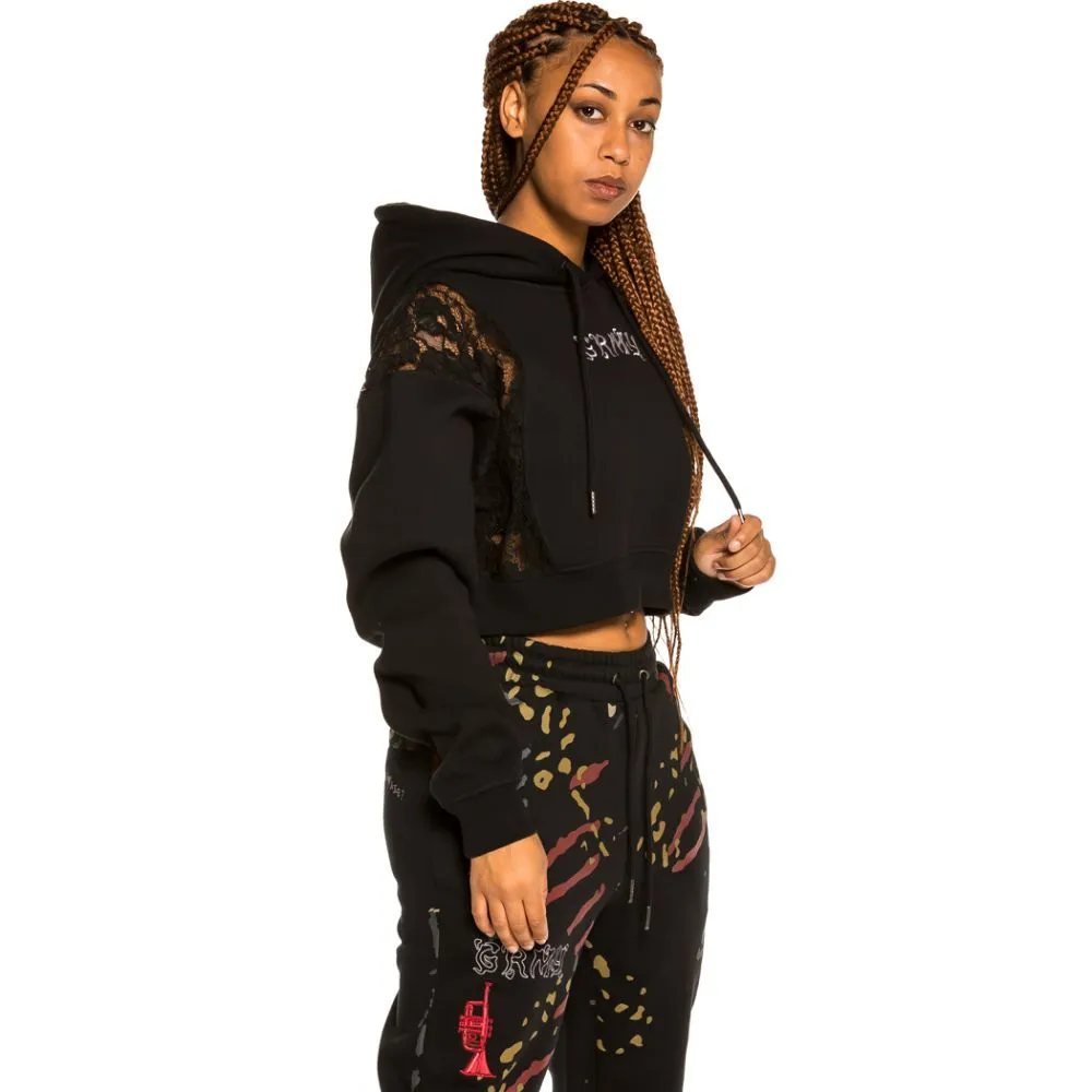 Sudadera de Chica Grimey "Jazz Thing" - Black | Fall 21