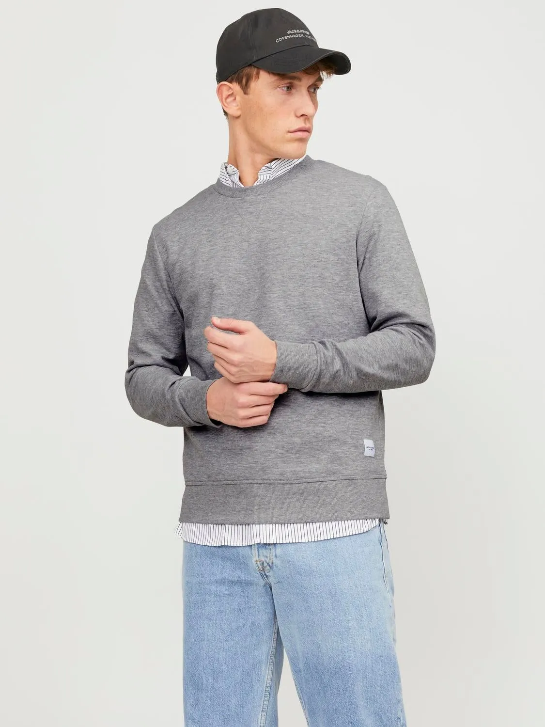 Sudadera Liso | Gris claro | Jack & Jones®
