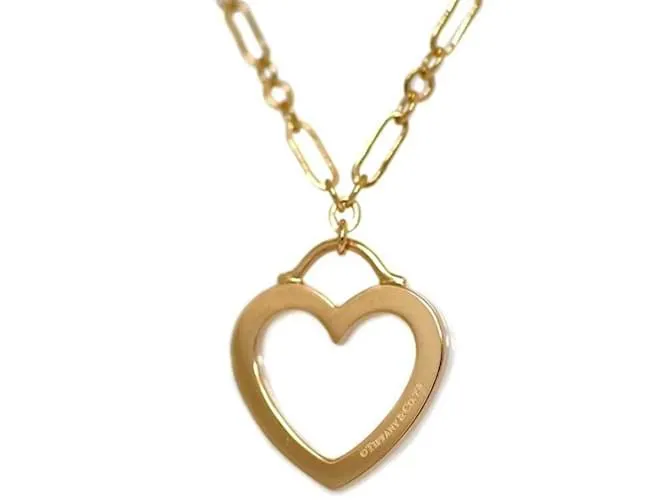 Tiffany & Co Collar Corazón Sentimental Tiffany en Oro Rosa Dorado 