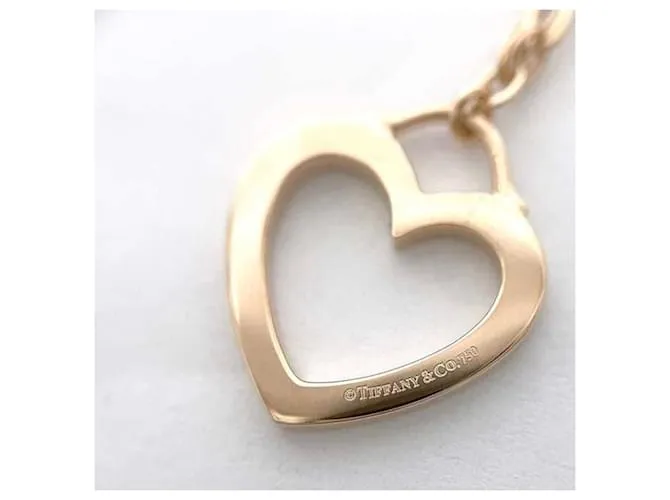 Tiffany & Co Collar Corazón Sentimental Tiffany en Oro Rosa Dorado 