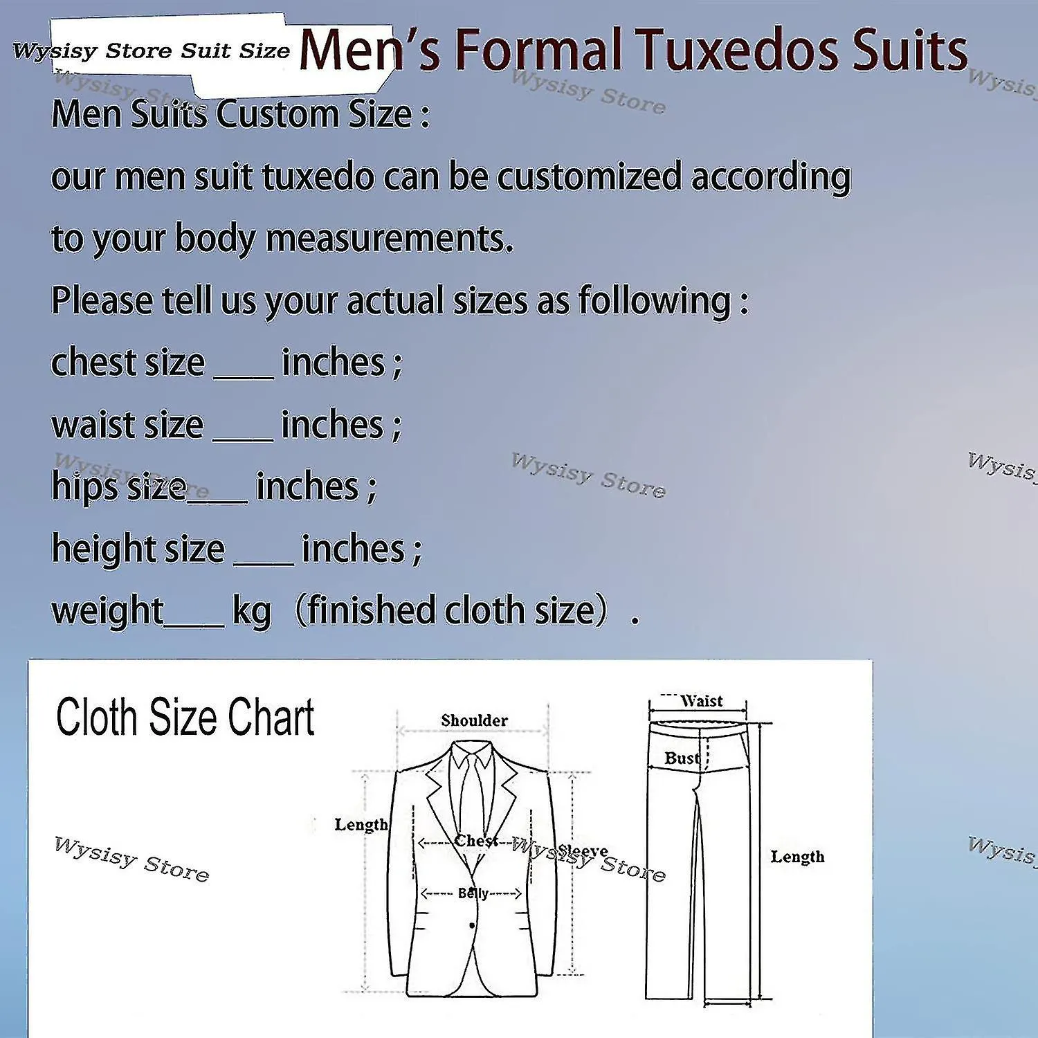 Traje Blazer de doble pecho para hombres 2 piezas Slim Fit Novio de boda Esmoquin Pico Trajes de solapa formales