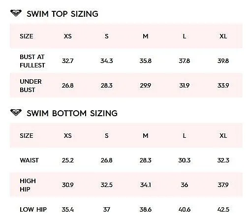 traje de baño Roxy Bloom Mod Bottom - WBB6/Bright White Praslin - women´s