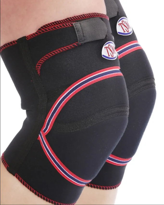 Vendaje para rodillas TSM KNIEBANDAGE MIT POLSTER, LANG, KEVLAR® (PAAR)