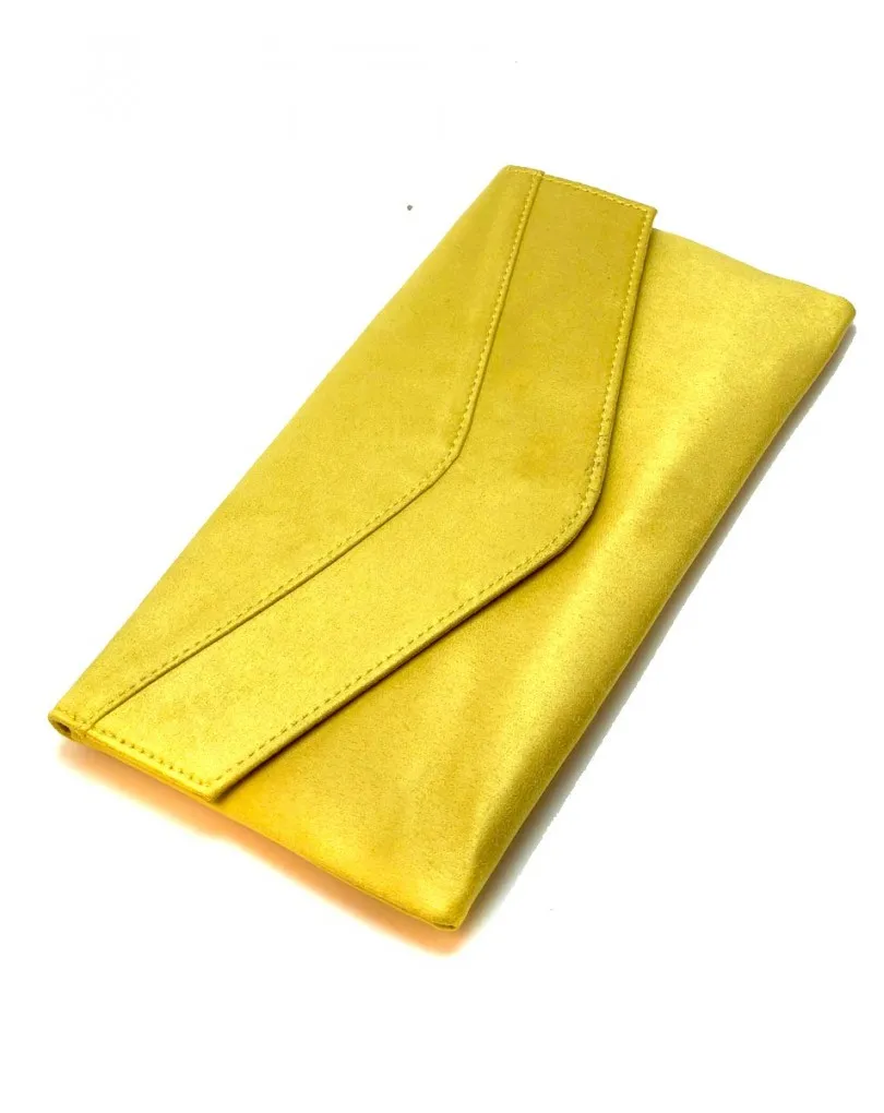VENTA ONLINE BOLSOS DE FIESTA AMARILLOS, DE SOBRE